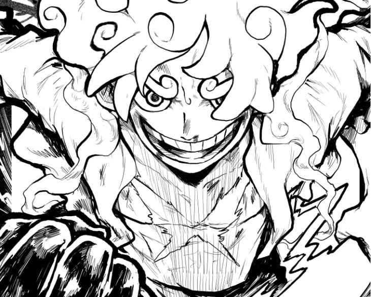 Luffy Gear 5 Hinh Ve