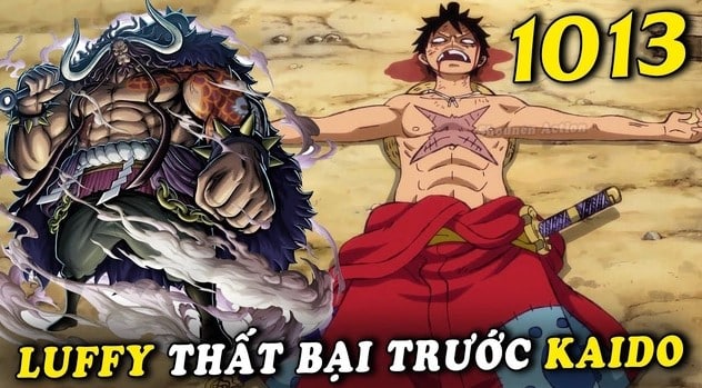 Luffy thất bại trước Kaido