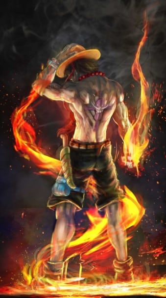 Nền Điện Thoại One Piece Ace