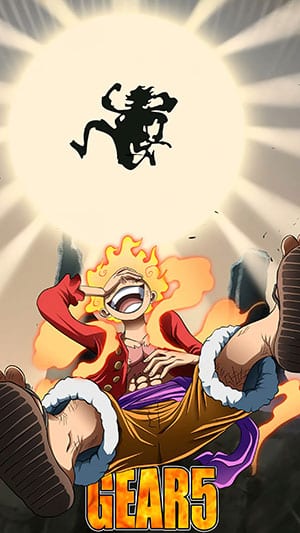 Nền One Piece 4K Luffy Gear 5