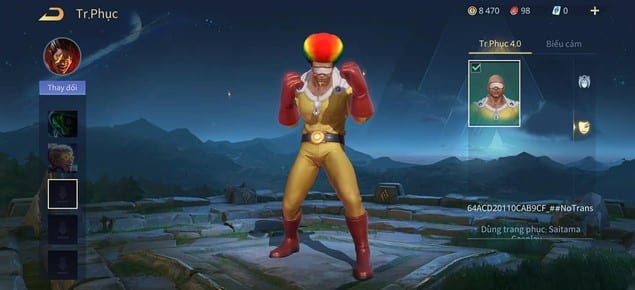 Skin Raz Saitama