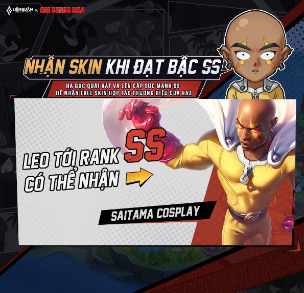 Sự Kiện Nhận Raz Saitama Mới Nhất