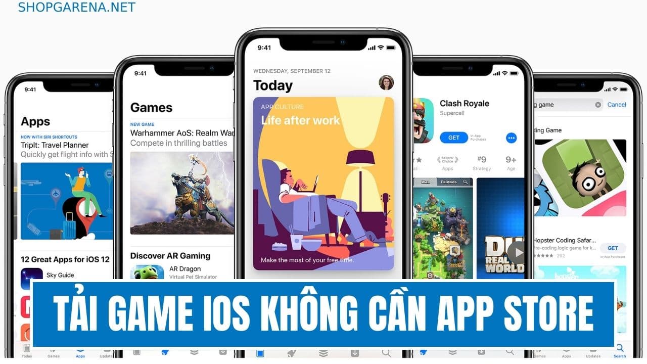 Tai Game iOS Khong Can App Store