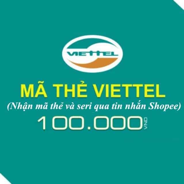 Thẻ Cào Viettel 100K
