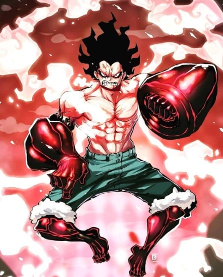 Tranh Luffy Gear 10 Cực Ngầu