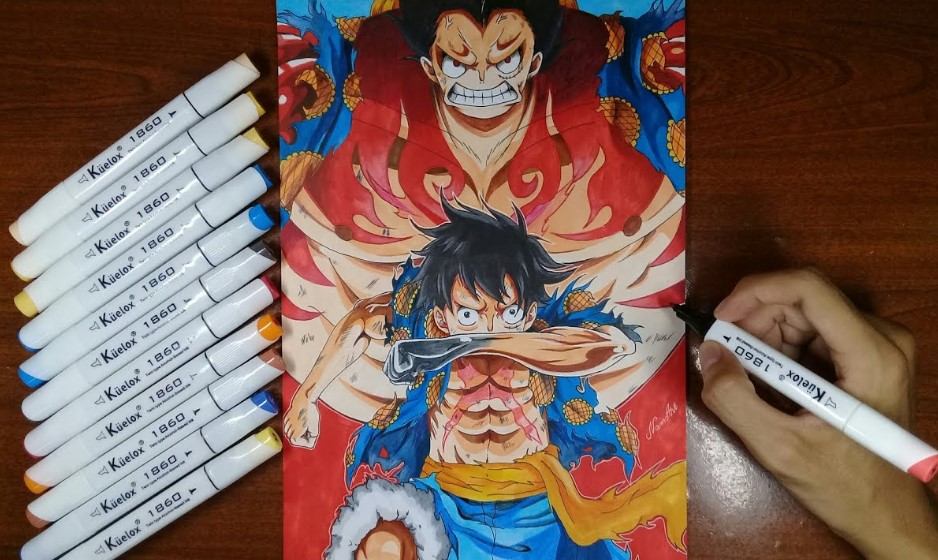 Tranh Luffy Gear 4 Dep