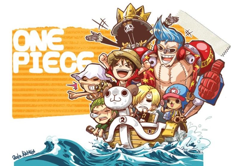 Tranh One Piece Chibi Đẹp