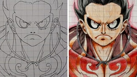 Vẽ Luffy G4 Đơn Giản