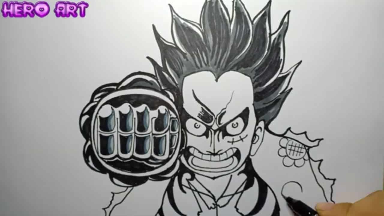 Vẽ Luffy G4 Rất Đơn Giản