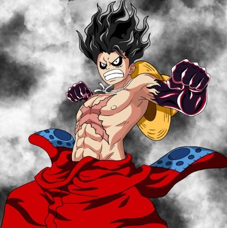 Vẽ Luffy G4 Snake Man