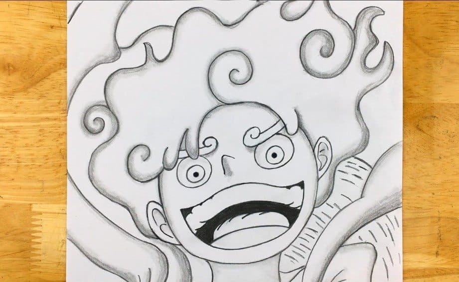 Vẽ Luffy G5 Cực Đơn Giản