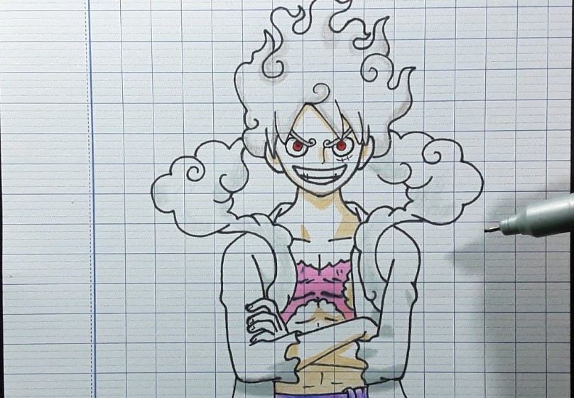 Vẽ Luffy G5 Ngầu