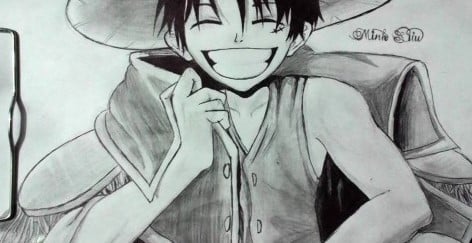 Vẽ Luffy G7 Bằng Bút Chì Đẹp