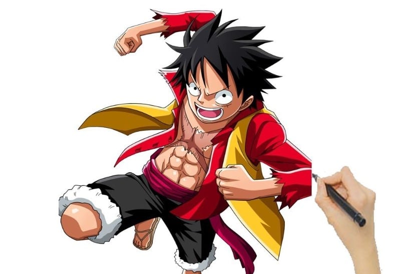 Vẽ Luffy Gear 11 Đẹp