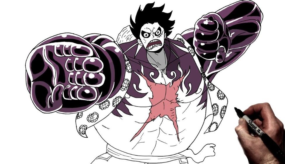 Vẽ Luffy có Màu