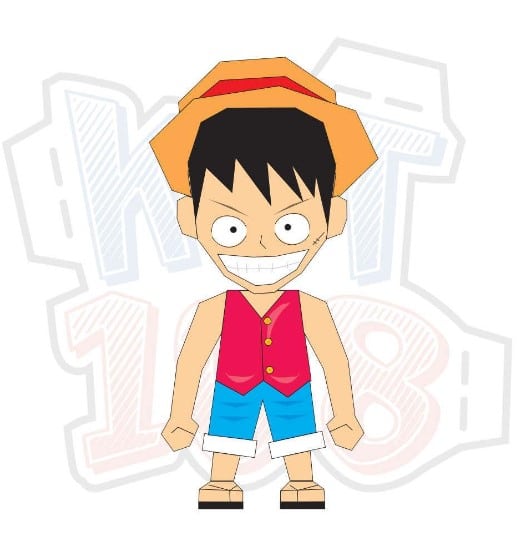 Vẽ NV Luffy G9 Cute
