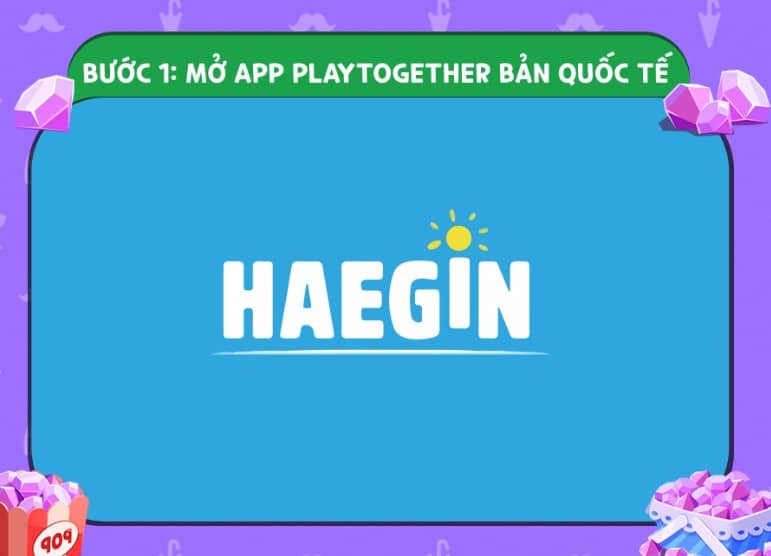 mở ứng dụng Play Together phiên bản quốc tế