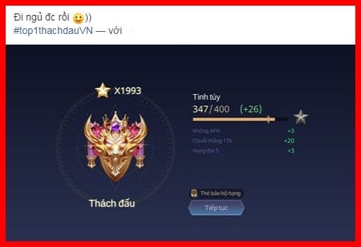 Ảnh Chế Rank Liên Quân Hài