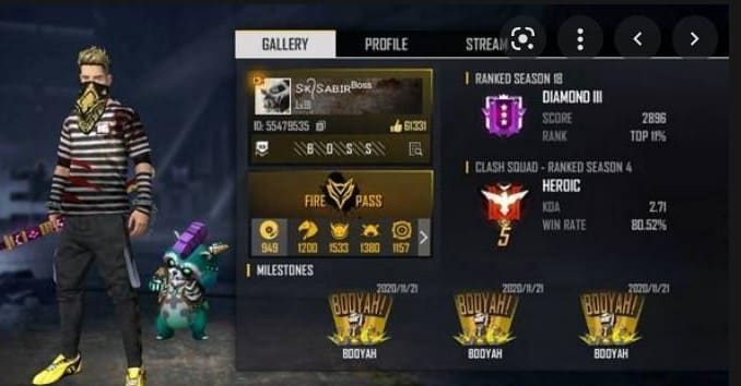 Ảnh ID Free Fire 8 Số