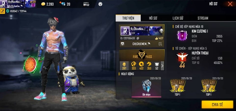 Ảnh Về ID Free Fire 9 Số