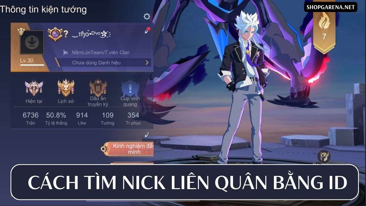 Cach Tim Nick Lien Quan Bang ID