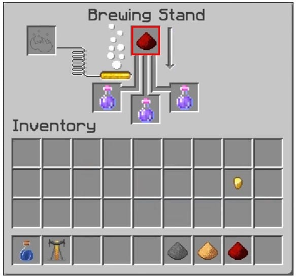 Cách chế tạo thuốc tàng hình trong Minecraft