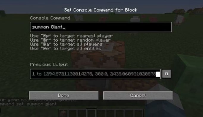 Cách dùng lệnh Minecraft triệu hồi