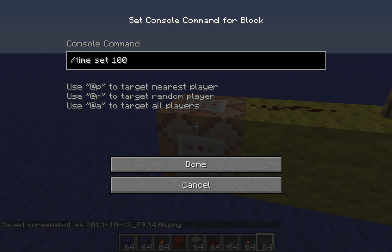 Cách dùng lệnh chỉnh trời sáng trong Minecraft PE