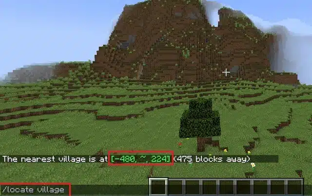 Cách dùng lệnh locate trong Minecraft
