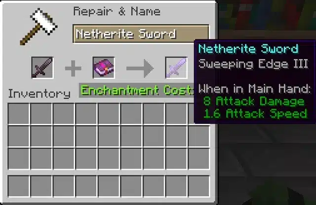 Cách phù phép kiếm trong Minecraft