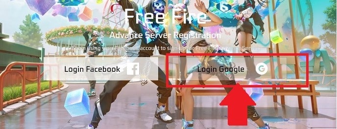 Chọn phương thức đăng nhập là Login Google