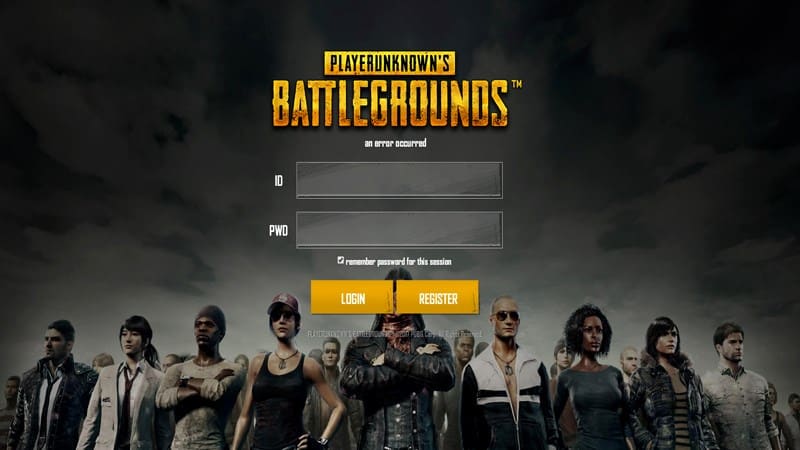 Đăng nhập và bắt đầu chơi PUBG