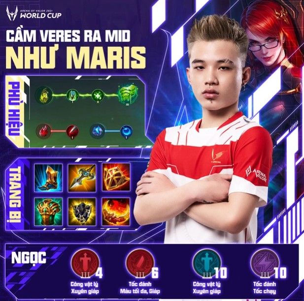Giáo án lên đồ của Maris
