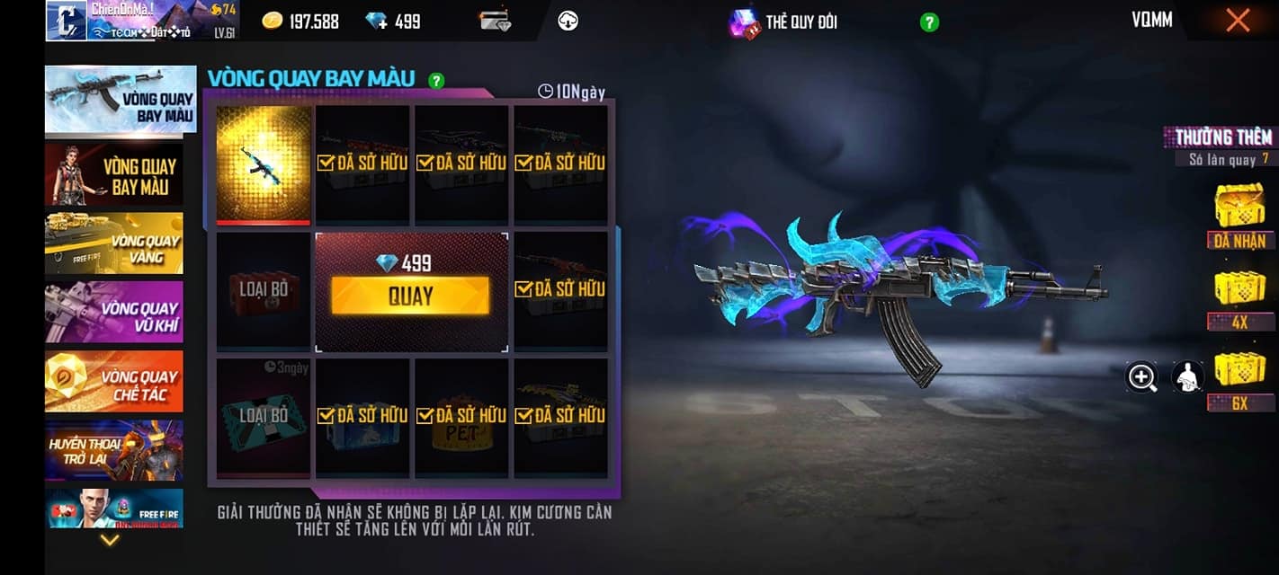 Hình AK rồng xanh LV7 cực đẹp