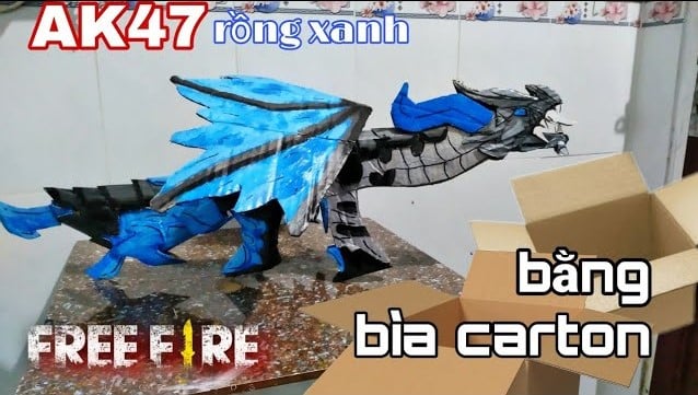 Hình AK rồng xanh LV7 ngoài đời độc lạ