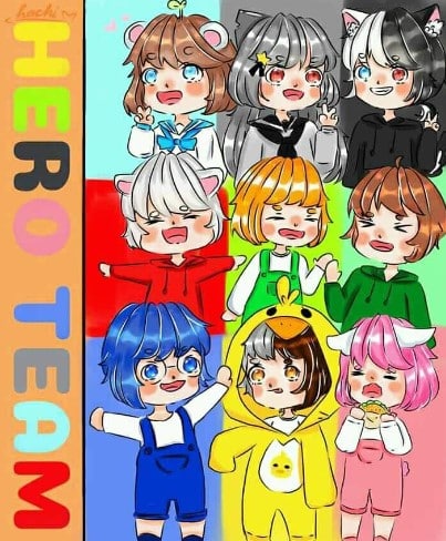 Hình Ảnh Hero Team Chibi Cute Nhất
