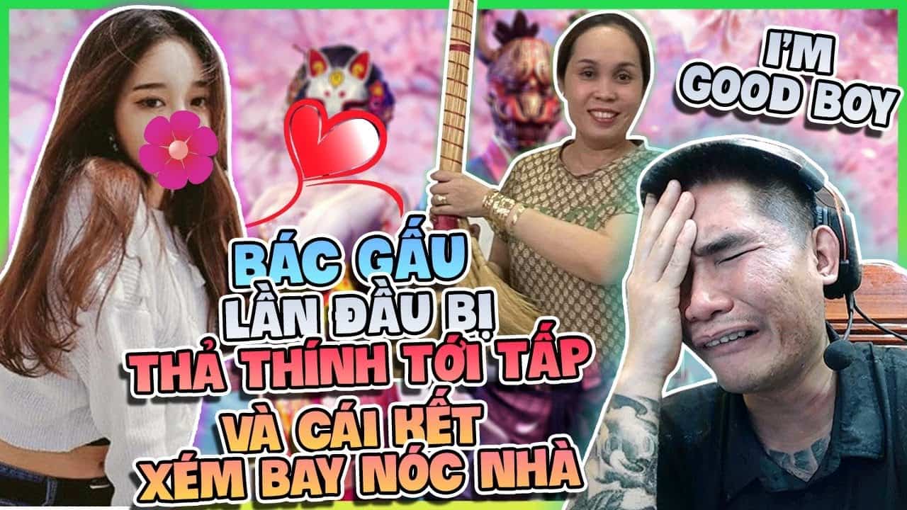 Hình Bác Gấu chế khóc vui nhộn