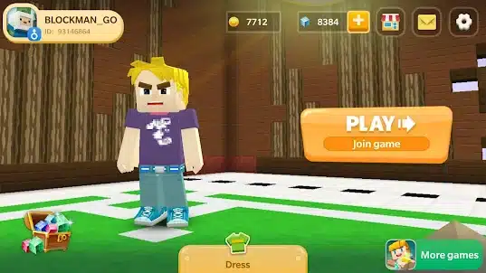 Hình Noob trong game Blockman Go