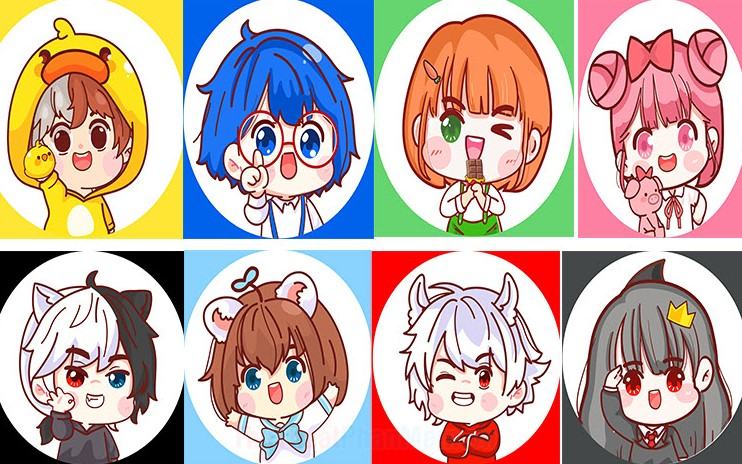 Hình Vẽ Hero Team Chibi