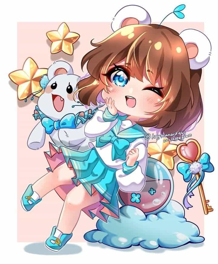 Hinh Ve Simmy Chibi Cute