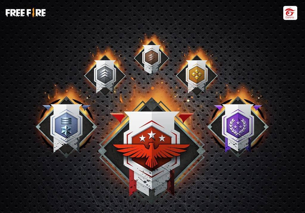 Hình ảnh các rank của Free Fire