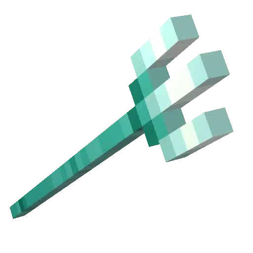 Hình ảnh cây đinh ba trong Minecraft