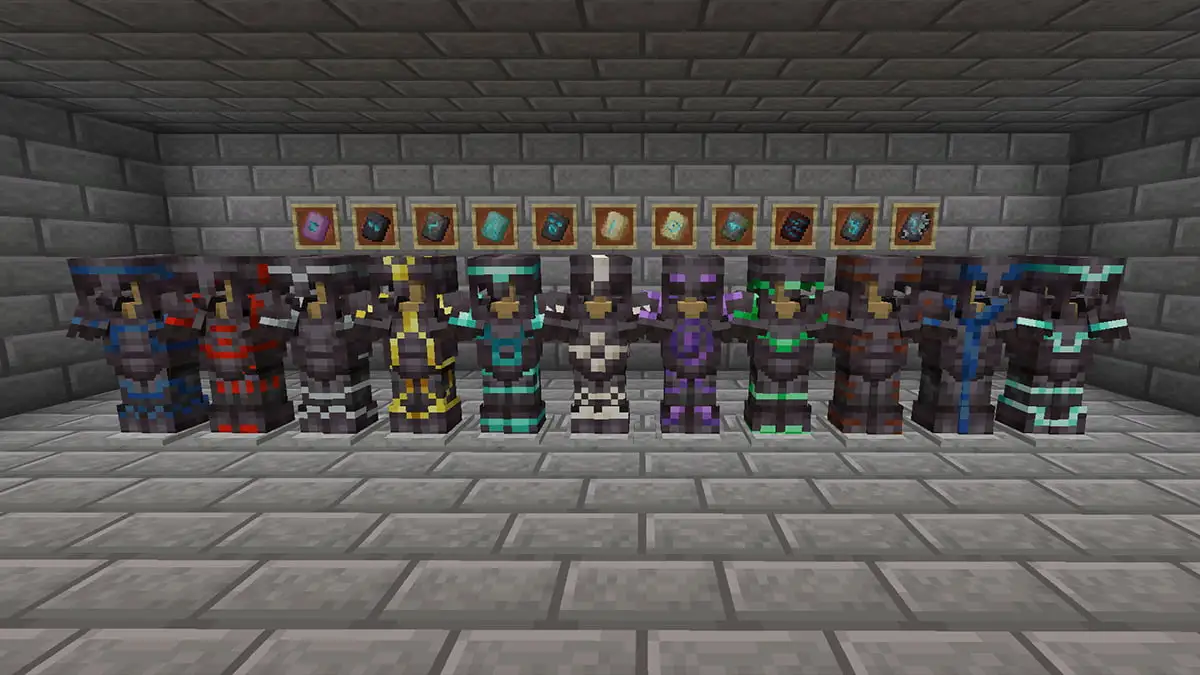 Hình ảnh giáp Minecraft đa dạng