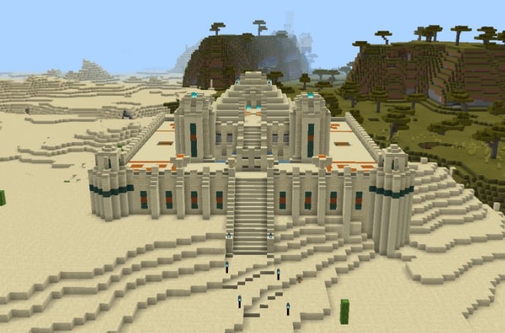 Hình ảnh kim tự tháp Minecraft ngầu nhất