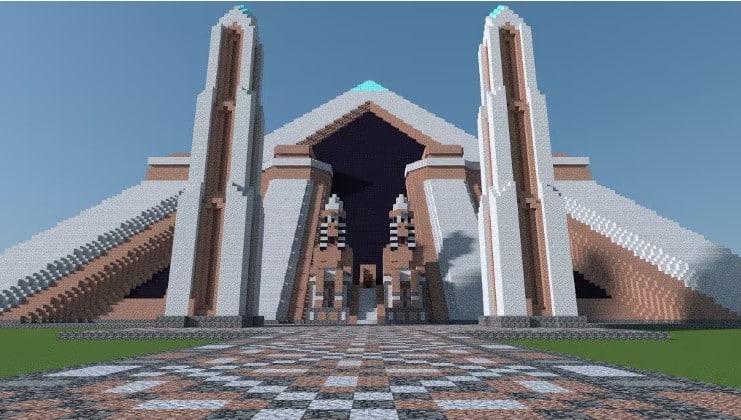 Hình ảnh kim tự tháp Minecraft sáng tạo nhất