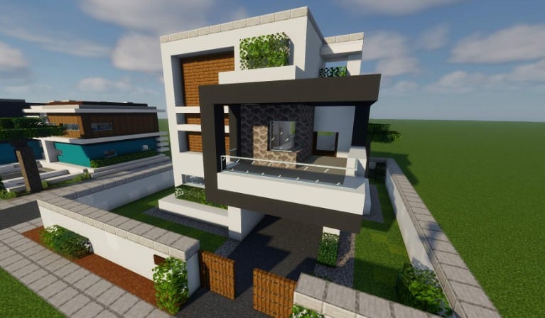 Hình ảnh mẫu nhà hiện đại nhất trong Minecraft