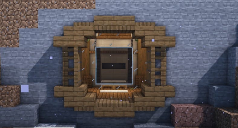 Hình ảnh nhà dưới nước trong Minecraft vô cùng ấn tượng