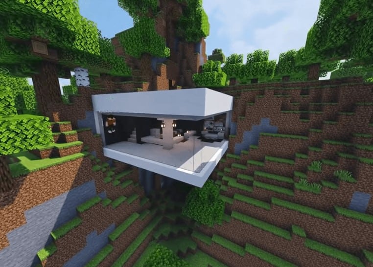 Hình ảnh nhà hiện đại nhất trong Minecraft