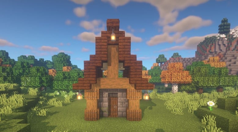 Hình ảnh nhà trung cổ Minecraft độc lạ nhất