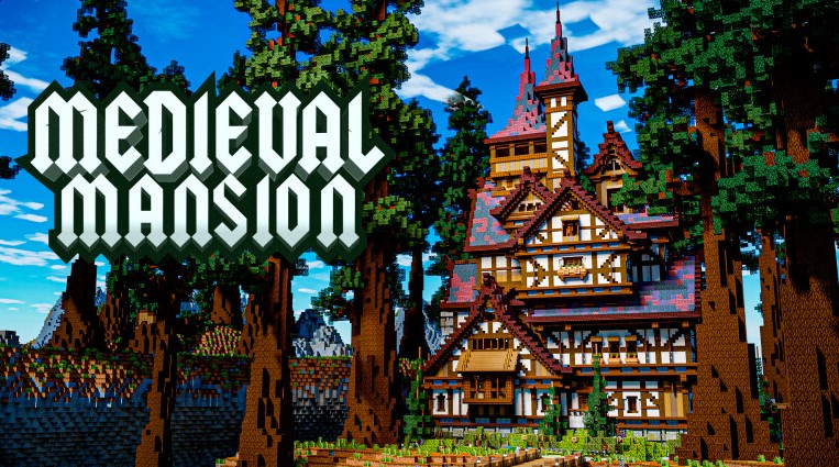 Hình ảnh nhà trung cổ Minecraft độc lạ vô cùng